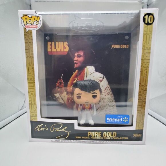 Funko Pop Albums Elvis Presley Pure Gold 10 Vinyl‎ Figurine Walmart Exclusive - Picture 1 of 6